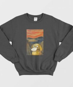 Psyduck The Scream Sweatshirt 3