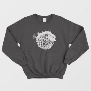 Puffer Fish Skeleton Sweatshirt