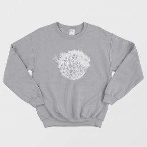 Puffer Fish Skeleton Sweatshirt 3