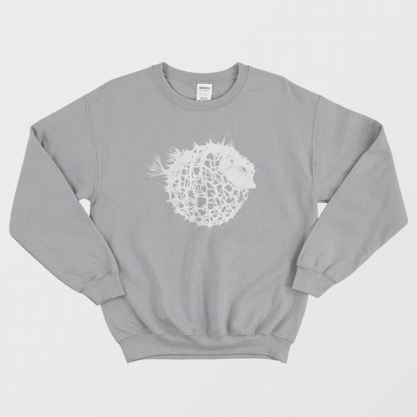 Puffer Fish Skeleton Sweatshirt