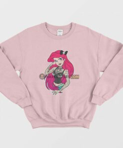 Punk Ariel The Little Mermaid Sweatshirt 2