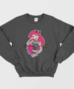 Punk Ariel The Little Mermaid Sweatshirt 3