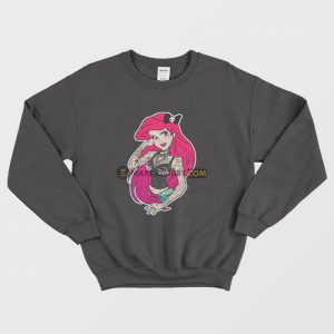 Punk Ariel The Little Mermaid Sweatshirt 3