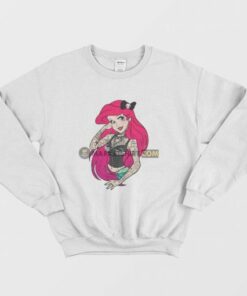 Punk Ariel The Little Mermaid Sweatshirt 4