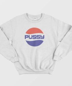Pussy Logo Parody Sweatshirt 1