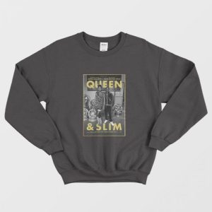 Queen And Slim Movie Poster Fan Sweatshirt 1