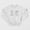 Rabbits Before 2023 After 2023 Funny Sweatshirt