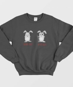 Rabbits Before 2023 After 2023 Funny Sweatshirt 2