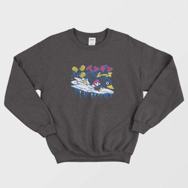 Race 64 Super Mario And Big Penguin Sweatshirt