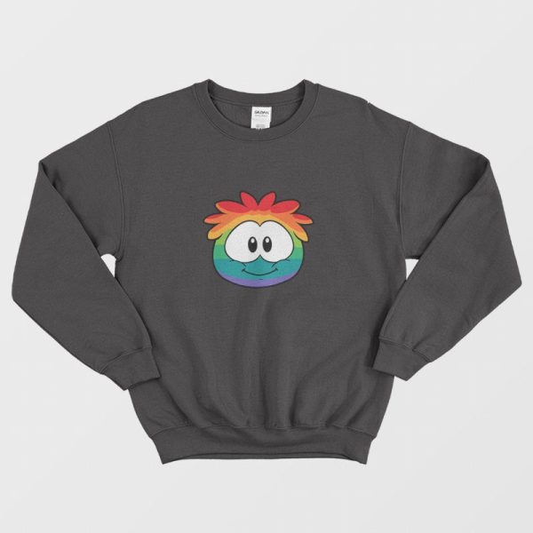 Rainbow Puffle Club Penguin Sweatshirt