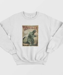 Retro Godzilla Classic Monster Sweatshirt 2