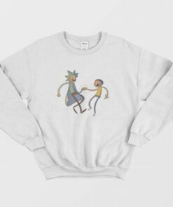 Rick and Morty Adventure Time Crossover Sweatshirt 2 Rick and Morty Adventure Time Crossover Sweatshirt 3