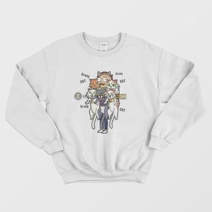 Rick and Morty Crazy Cat Morty Sweatshirt 3