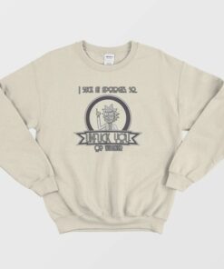 Rick and Morty I Suck At Apologies Sweatshirt Vintage 1