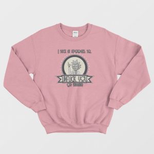 Rick and Morty I Suck At Apologies Sweatshirt Vintage 3