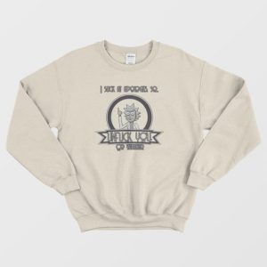 Rick and Morty I Suck At Apologies Sweatshirt Vintage 4