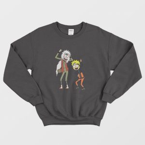 Rick and Morty Naruto and Jiraiya Sweatshirt 1