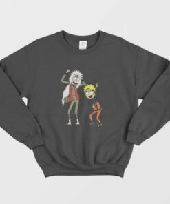 Rick and Morty Naruto and Jiraiya Sweatshirt 3