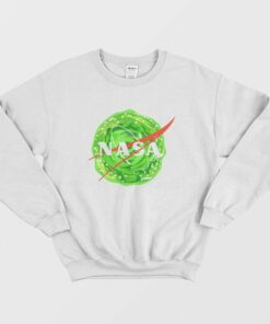 Rick and Morty Nasa Logo Portal Sweatshirt 1 Rick and Morty Nasa Logo Portal Sweatshirt 2