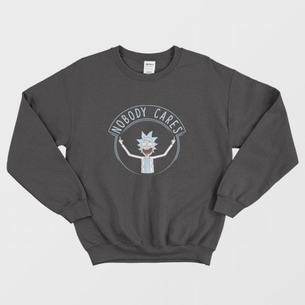 Rick and Morty Nobody Cares Sweatshirt