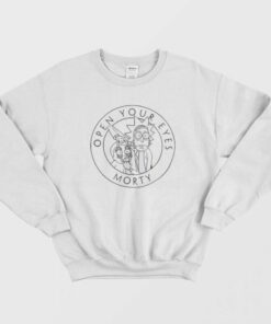 Rick and Morty Open Your Eyes Morty Sweatshirt 1