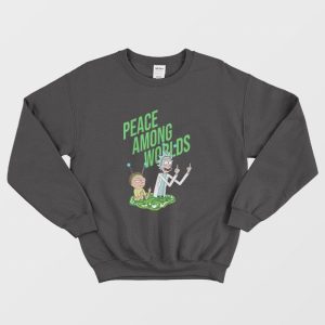 Rick and Morty Peace Among Worlds Sweatshirt 1