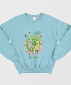 Rick and Morty Portal Planets Sweatshirt 2