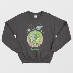 Rick and Morty Portal Planets Sweatshirt 3