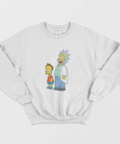 Rick and Morty Simpsons Style Sweatshirt 3
