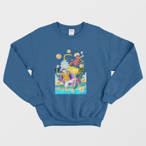 Rick and Morty x Dragon Ball Z Parody Sweatshirt