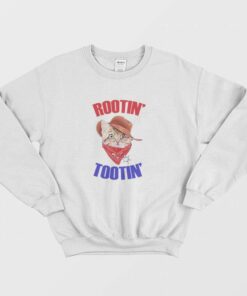 Rootin Tootin Cat Cowboy Vintage Sweatshirt 1