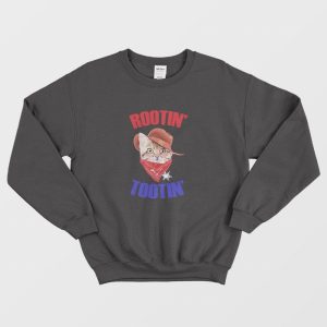 Rootin Tootin Cat Cowboy Vintage Sweatshirt