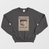 Roronoa Zoro Wanted Poster One Piece Sweatshirt