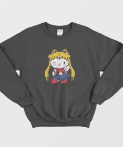 Sailor Kitty Parody Hello Sailor Moon Parody Sweatshirt 1