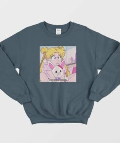 Sailor Moon Boys Are The Enemy 90s Anime Sweatshirt 2