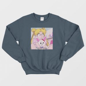 Sailor Moon Boys Are The Enemy 90s Anime Sweatshirt