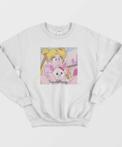 Sailor Moon Boys Are The Enemy 90s Anime Sweatshirt 3