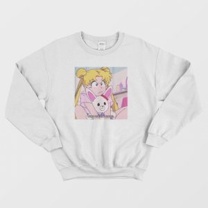 Sailor Moon Boys Are The Enemy 90s Anime Sweatshirt 3