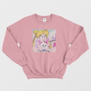 Sailor Moon Boys Are The Enemy 90s Anime Sweatshirt 4