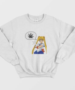 Sailor Moon Marijuana Sweatshirt 1