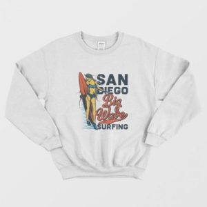 San Diego Big Wave Surfing Sweatshirt