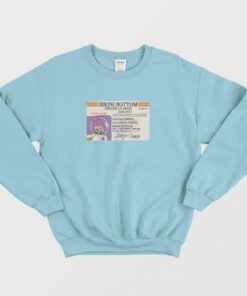 Sandy Cheeks Bikini Bottom Driver License Sweatshirt 4