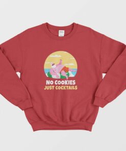 Santa Claus Summer Christmas No Cookies Just Cocktail Beach Sweatshirt 2