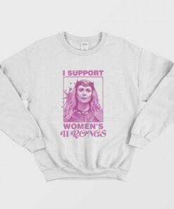 Scarlet Witch I Support Womens Wrongs Sweatshirt 2