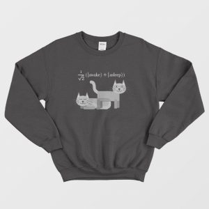 Schrodinger’s Cat Awake Asleep Sweatshirt