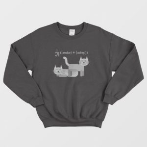 Schrodingers Cat Awake Asleep Sweatshirt 3