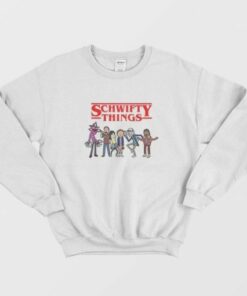 Schwifty Things Stranger Things Rick And Morty Parody Sweatshirt 1 Schwifty Things Stranger Things Rick And Morty Parody Sweatshirt 2