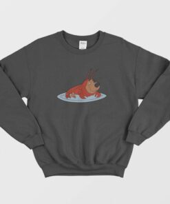 Scrappy Doo Dressed As A Lobster Sweatshirt 1