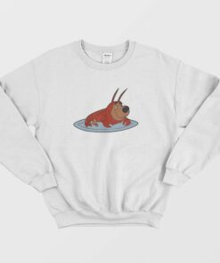 Scrappy Doo Dressed As A Lobster Sweatshirt 2
