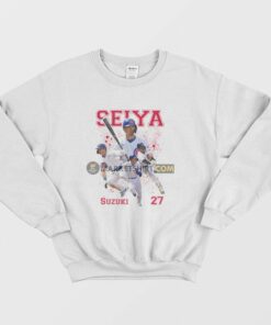 Seiya Suzuki Chicago Cubs Sweatshirt 3